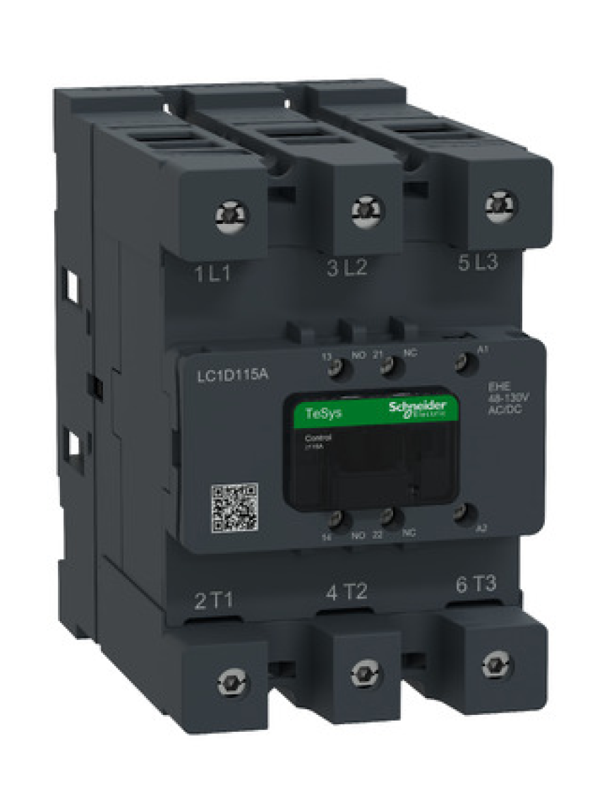 Schneider LC1D115AEHE 55 kW 115 A 3 Kutuplu 3 NO 48-130VAC/DC Kontaktör Schneider LC1D115AEHE 55 kW 115 A 3 Kutuplu 3 NO 48-130VAC/DC Kontaktör