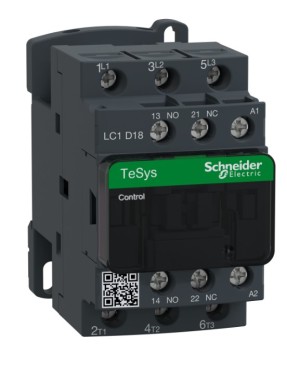 Schneider LC1D18M7 TeSys D 18 A 7,5 kW 220V AC Kontaktör 3 Kutuplu 1NO+1NC AC-3