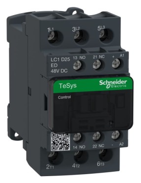 Schneider LC1D25ED 11 Kw 25A 42V Dc 1 No 1 Nc Tesys D Kontaktör