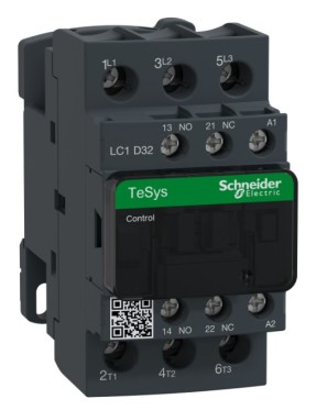 Schneider LC1D32B7 TeSys D 32 A 15 kW 24V AC Kontaktör 3 Kutuplu 1NO+1NC AC-3