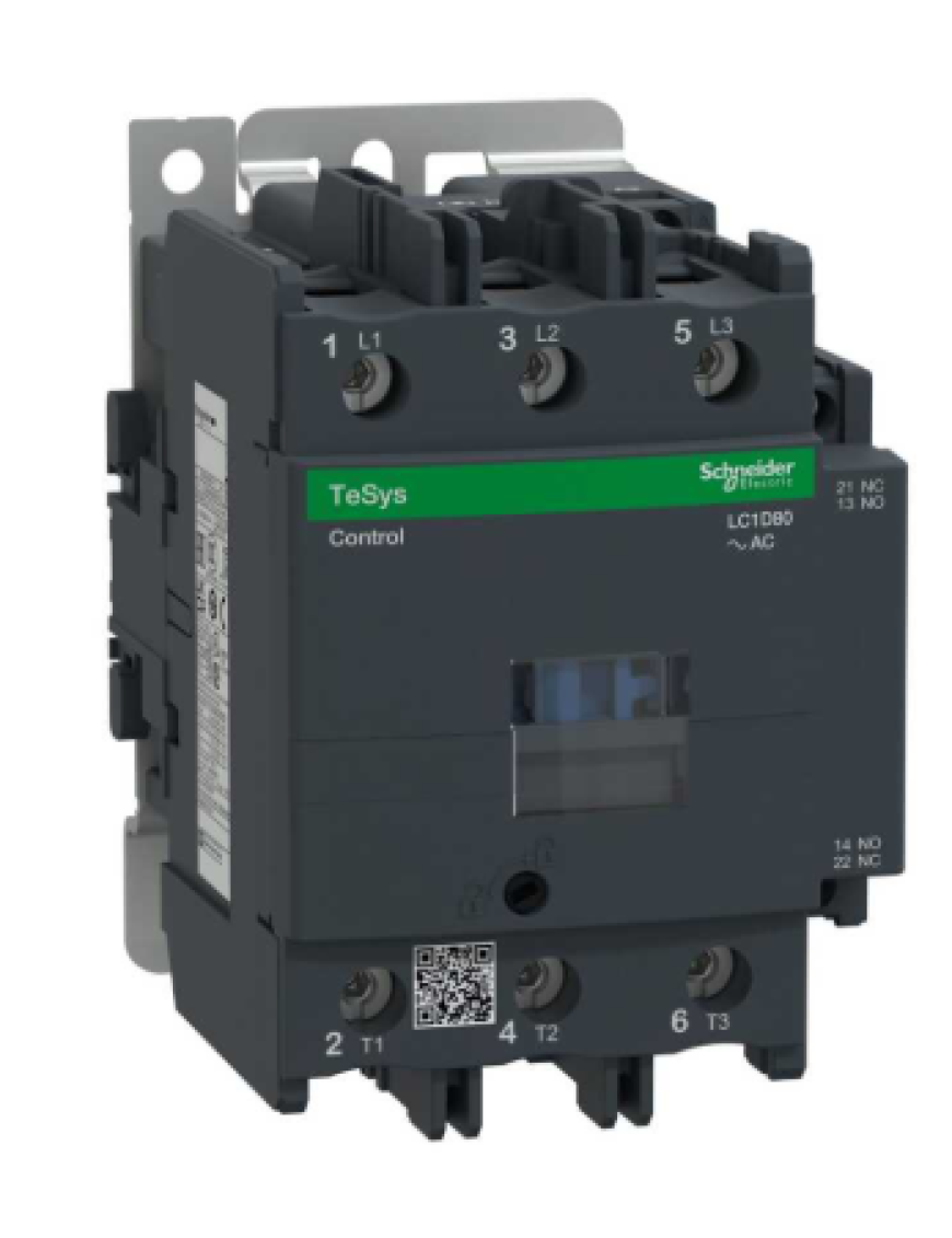 80A TESYS D KONTAKTÖR Schneider LC1D80B7 TeSys D 80 A 37 kW 24V AC Kontaktör 3 Kutuplu 1NO+1NC AC-3