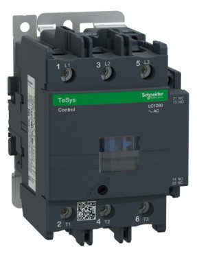 Schneider LC1D80M7 37Kw 80A 220V Ac 1 No 1 Nc Tesys D Kontaktör