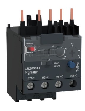 Schneider Lr2K0314 Tesys K - Diferansiyel Termal Aşırı Yük Röleleri - 5,5...8 A - Sınıf 10A