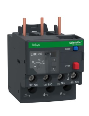 Schneider LRD35 Termik Röle,1No-1Nc,30-38 A