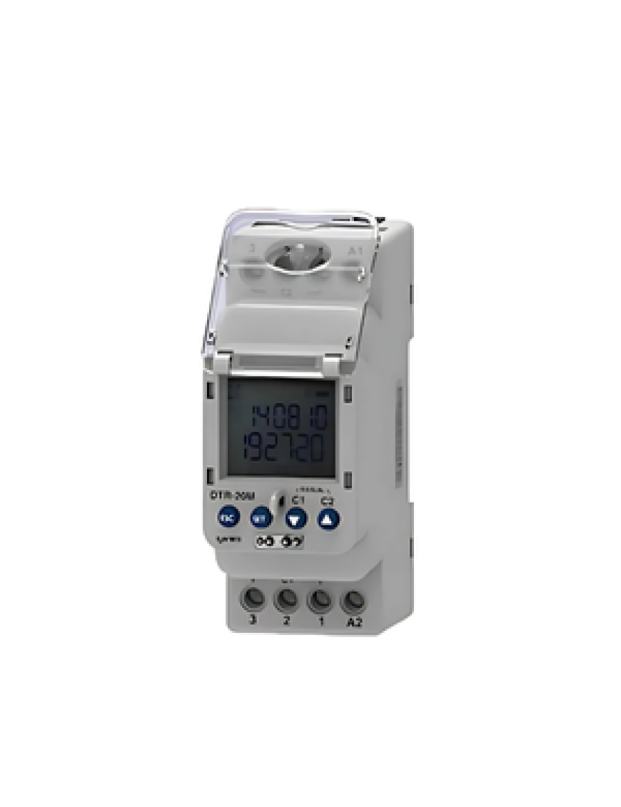 ENTES M2911 DTR-20M Astronomik Zaman Rölesi (Kızılötesi Programlanabilir) ENTES DTR-20 M ASTRONOMİK ZAMAN RÖLESİ (KIZILÖTESİ PROGRAMLANABİLİR)