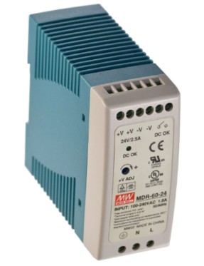 24VDC 2.5A Ray Montaj Güç Kaynağı