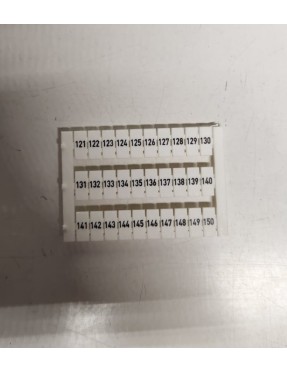 10x5 baskılı klemens etiketi