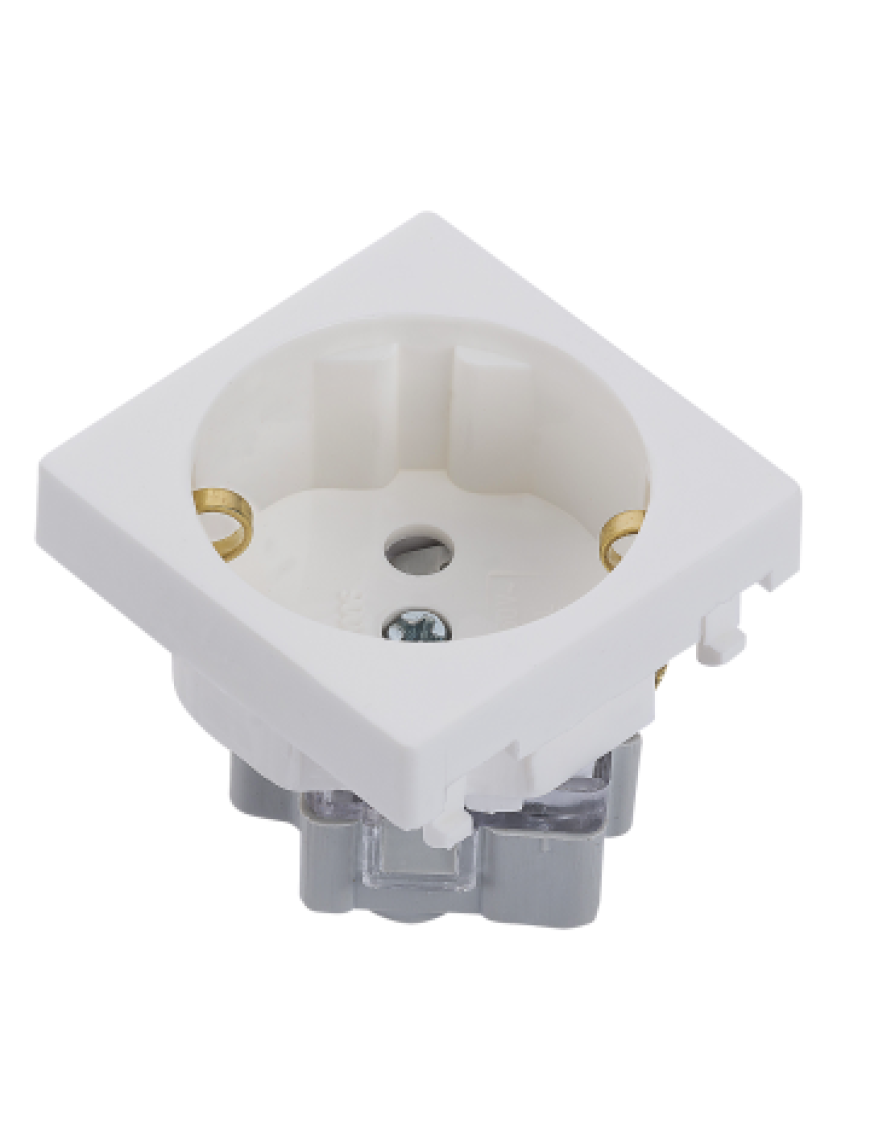 45x45 mm ŞEBEKE PRİZ (BEYAZ) 45x45 mm ŞEBEKE PRİZ (BEYAZ)