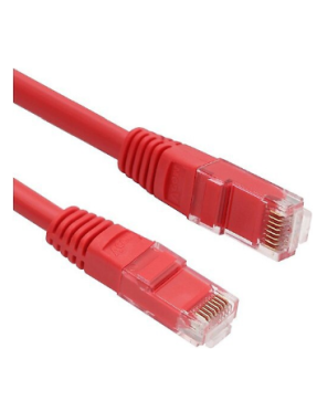 VCOM NP611B-1.5 Cat6 1.5MT Kırmızı Utp Patch Kablo