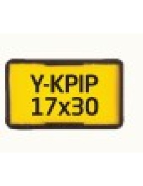 Molwex Y-KPIP -17X30 15X27 Etikete Uygun,Pano Etiket Kılıfı