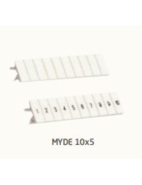 Molwex MYDE 10X5 (51-60) 10X5 Baskılı Klemens Etiketi