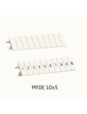 Molwex MYDE 10X5 (TOPRAK İŞARETİ) 10X5 Baskılı Klemens Etiketi