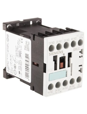 Siemens 3RH1140-1BB40 Sirius Yardımcı Kontaktör Vidalı 24V DC 6A 4NO