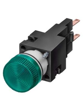 Siemens 3SB2224-6BE06 3SB2 Plastik Seri 16mm Komple Sinyal Lambası Yeşil Ampullü