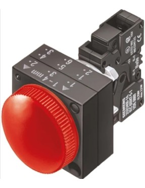 Siemens 3Sb3244-6Ba20 Komple Sinyal Lambaları 24V Ac/Dc LedLi Kırmızı