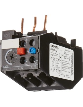 Siemens 3Uw1001 1G 4 6 3A Termik Röle Çevre Sıcaklığına Uyumlu Kontaktör Üzerine Montaja Uygun Boy 0