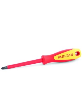 İzeltas 4145186100 6X100 Elektrikçi İzoleli Yıldız Tornavida 1000 V