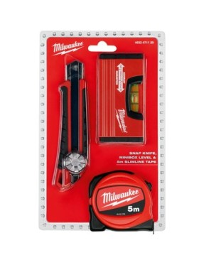 MILWAUKE 4932471129 MAKET BIÇAĞI+METRE+MİNİ TERAZİ SETİ MİLWAUKE