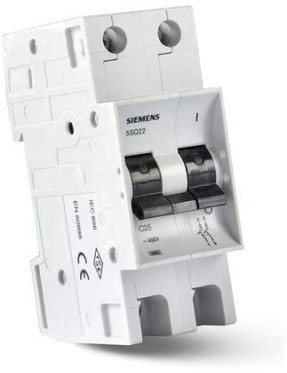 Siemens 5SQ2270-2YA16 C Tipi 2 Faz 16A 400V 3kA Yavaş Karakterli Otomatik Sigorta