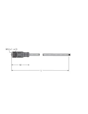 Turck 6699206 RK4.5T-5/S2500