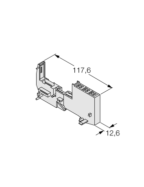 Turck 6827040 BL20-P3T-SBB-B BL20 Base Module