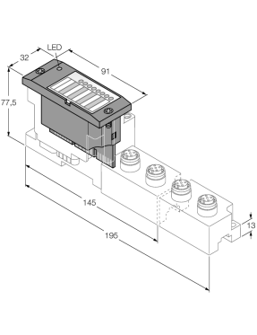 Turck 6827222 BL67-4AI-V/I