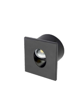 Cata CT-5179G 3W Koridor LED Armatür 6400K Gün Işığı Siyah Kasa