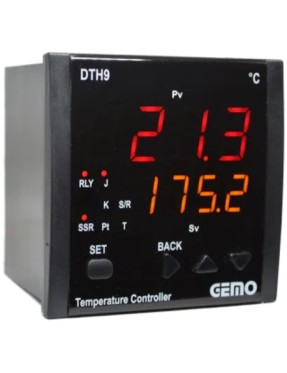 Gemo DTH9-230VAC Ekonomik Seri "Auto-tune PID" Sıcaklık Kontrol Cihazı