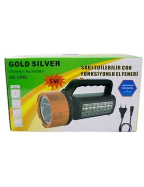 GoldSilver Gold Silver Gs-2681 Çok Fonksiyonlu El Feneri GS2681
