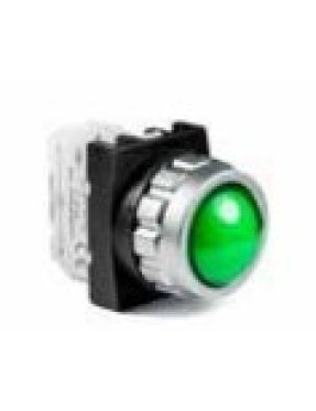 Emas H0Y0XY H Serisi Plastik LED'li 100-230V AC Yeşil 30 mm Sinyal
