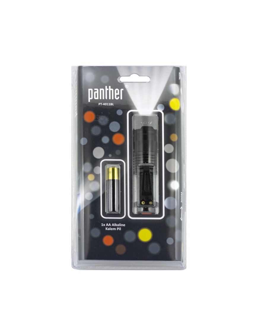 PANTHER PT-4011BL PİLLİ EL FENERİ PANTHER PT-4011BL PİLLİ EL FENERİ