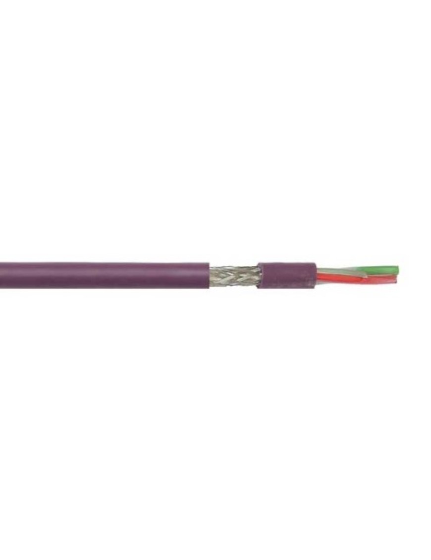 Reçber RBR501014 RS485 HF LI2Y(ST)CH TP 2x2x0,22 mm2 Reçber 501014 LI2Y(ST)CH 2x2x0,22 mm2 Ögülü Folyo Ekranlı RS485 Halogen Free Data Kablosu