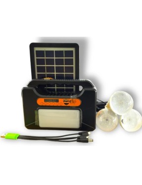 Everton RT-912 Bluetoothlu 3 Ampullü Solar Güneş Enerjili Fener Kamp Lambası ve Radyo