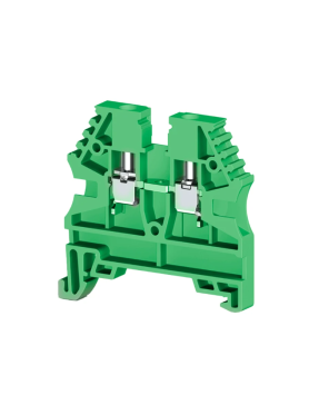 Molwex 150 012 4mm2 1 Giriş-1 Çıkış Vidalı Yeşil Klemens