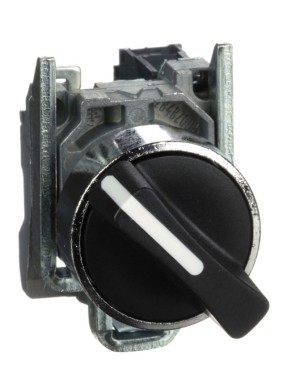 Schneider XB4BD21 Siyah Mandal Buton 1Na 0-1 Aç-Kapa Metal Kalıcı