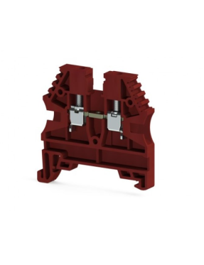 Molwex 150 034 10mm2 1 Giriş-1 Çıkış Vidalı Kırmızı Klemens