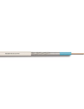 Reçber 307054 RG 59 Beyaz U/4 PHY-PVC Cu/Al Koaksiyel Kablo