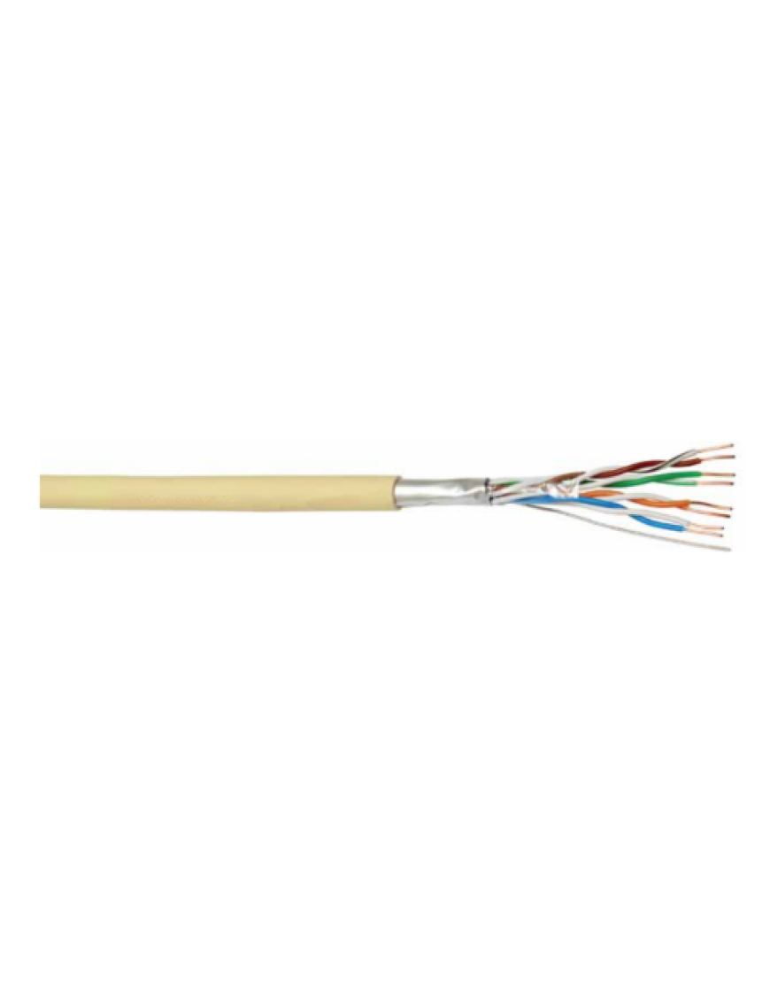 Reçber 505005 SL200 4x2x24 AWG F/U24 LSZH Krem Cat 5e F/UTP Data Kablosu Reçber 505005 SL200 4x2x24 AWG F/U24 LSZH Krem Cat 5e F/UTP Data Kablosu