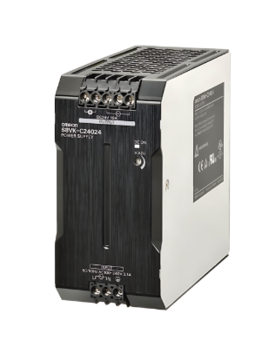 240 W, 24VDC, 10A, DIN rayına montaj 240 W, 24VDC, 10A, DIN rayına montaj