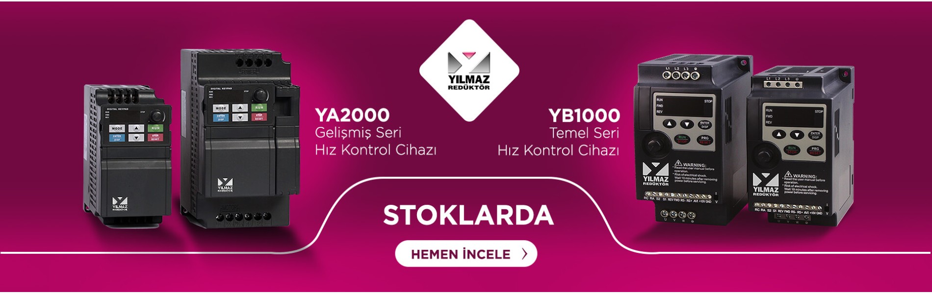 Yılmaz Redüktör Marka Hız Kontrol Cihazları Faz Nötr Al Götür'de
