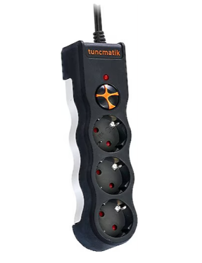POWERSURGE 3 SURGE PROTECTIONPLUG 1050 JOULE BLACK
