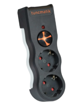POWERSURGE 2 SURGE PROTECTIONPLUG 1050 JOULE BLACK