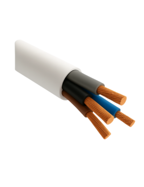 Taş TTR 4x0.75mm2 Beyaz Alçak Gerilim Enerji Kablosu H05VV-F