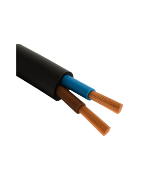 Taş TTR 2x2.5mm2 Siyah Alçak Gerilim Enerji Kablosu H05VV-F