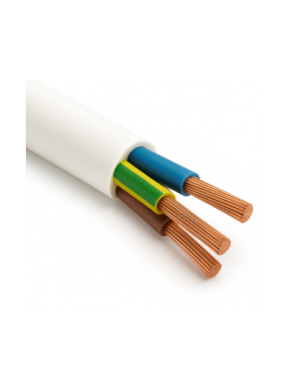 Taş TTR 3x2.5mm2 Beyaz Alçak Gerilim Enerji Kablosu H05VV-F