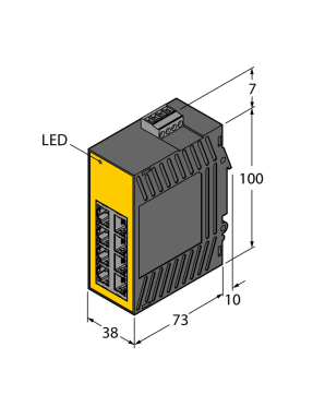 (U3-10866) SE20-84XT-RJ822 Endüstriyel Ethernet