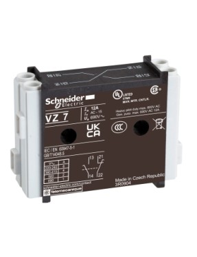 Schneider VZ7 Erken Kesme/Geç Kapatma Yardımcı Kontak Bloğu