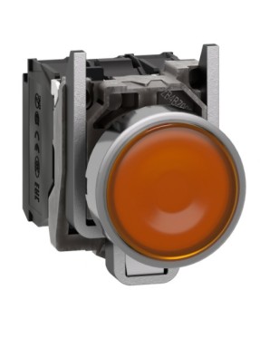 Schneider XB4BW35M5 22 mm Turuncu Yaylı Işıklı Buton 1 Na 1 Nk