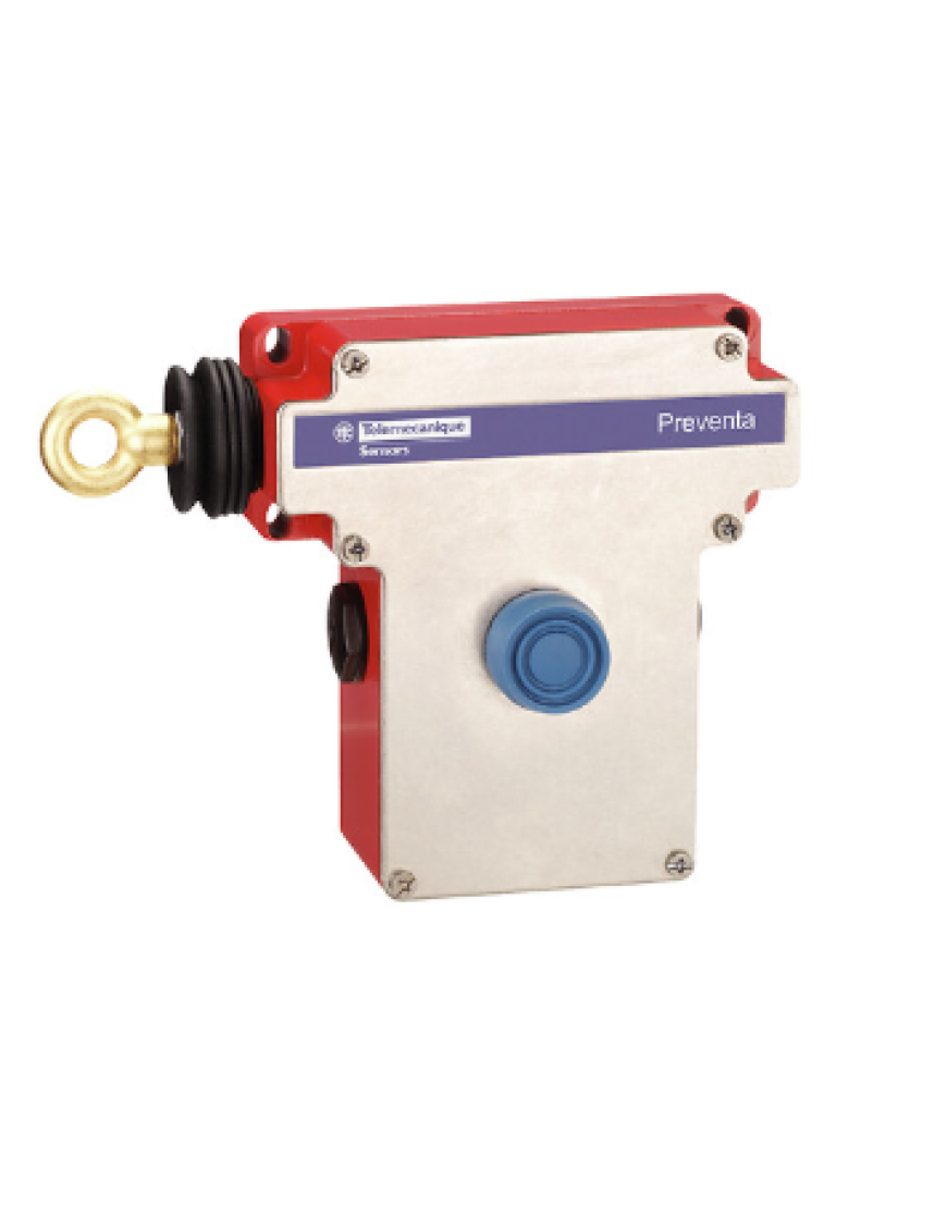 TELEMECANIQUE XY2CE2A250 Kilitlemeli acil durdurma halatlı çekme şalteri XY2C ve XY2CE, sol taraf -1NC+1 NO, kılıflı basmalı düğme TELEMECANIQUE XY2CE2A250 Kilitlemeli acil durdurma halatlı çekme şalteri XY2C ve XY2CE, sol taraf -1NC+1 NO, kılıflı basmalı düğme
