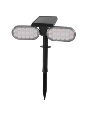 SOLAR LED ÇİM ARMATÜRÜ KAZIKLI 8W/h 3000K İKİLİ
